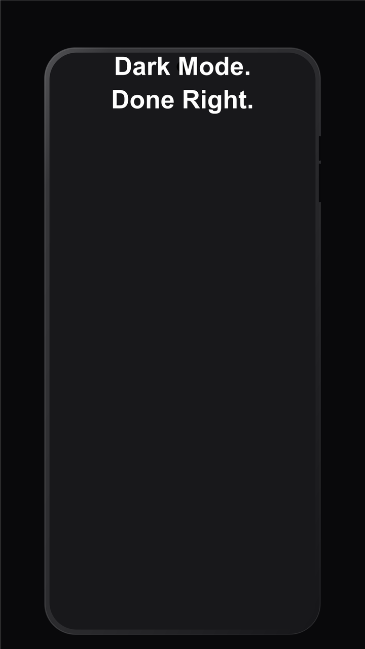 Android Dark Mode screen 1