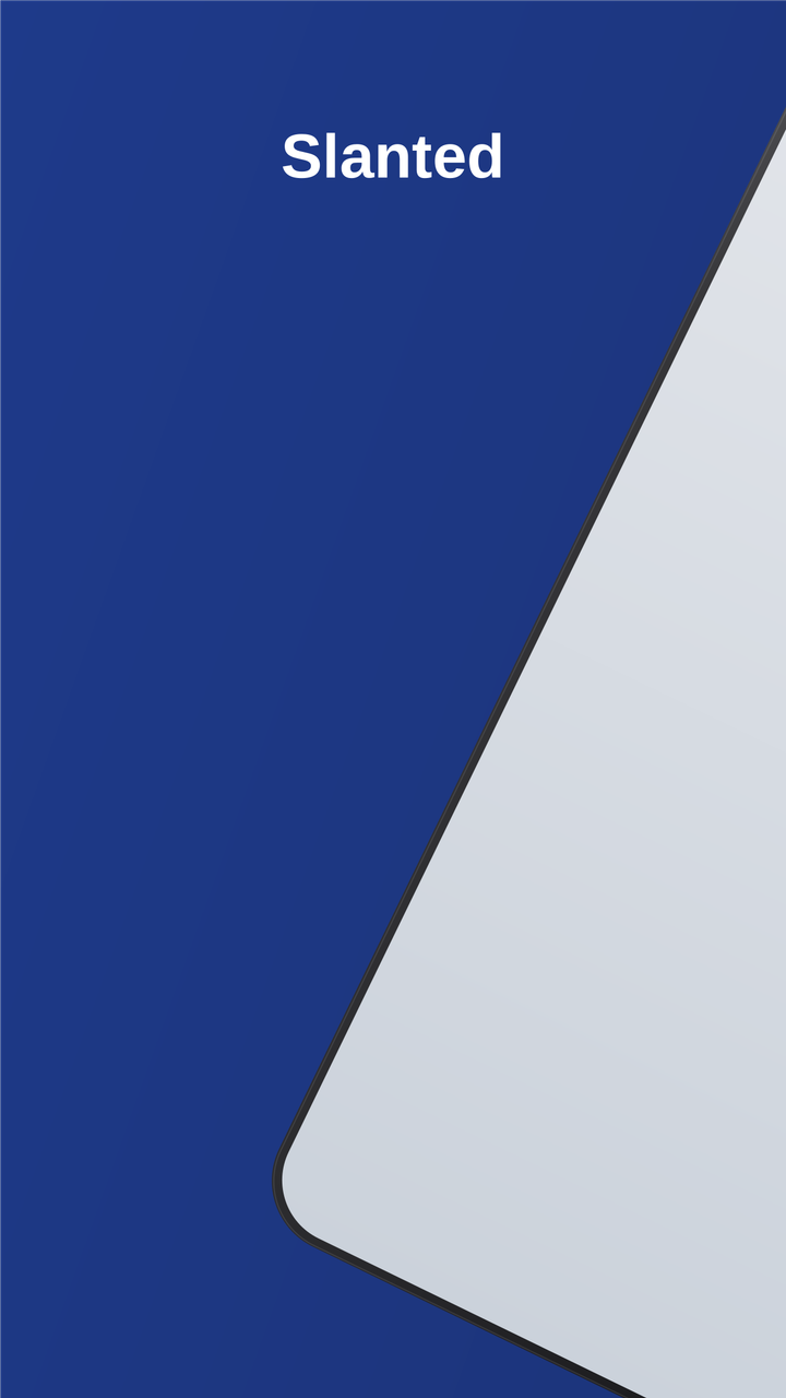 Simple Slant Android screen 1