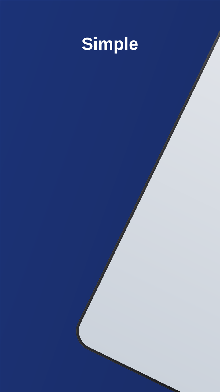 Simple Slant Android screen 3