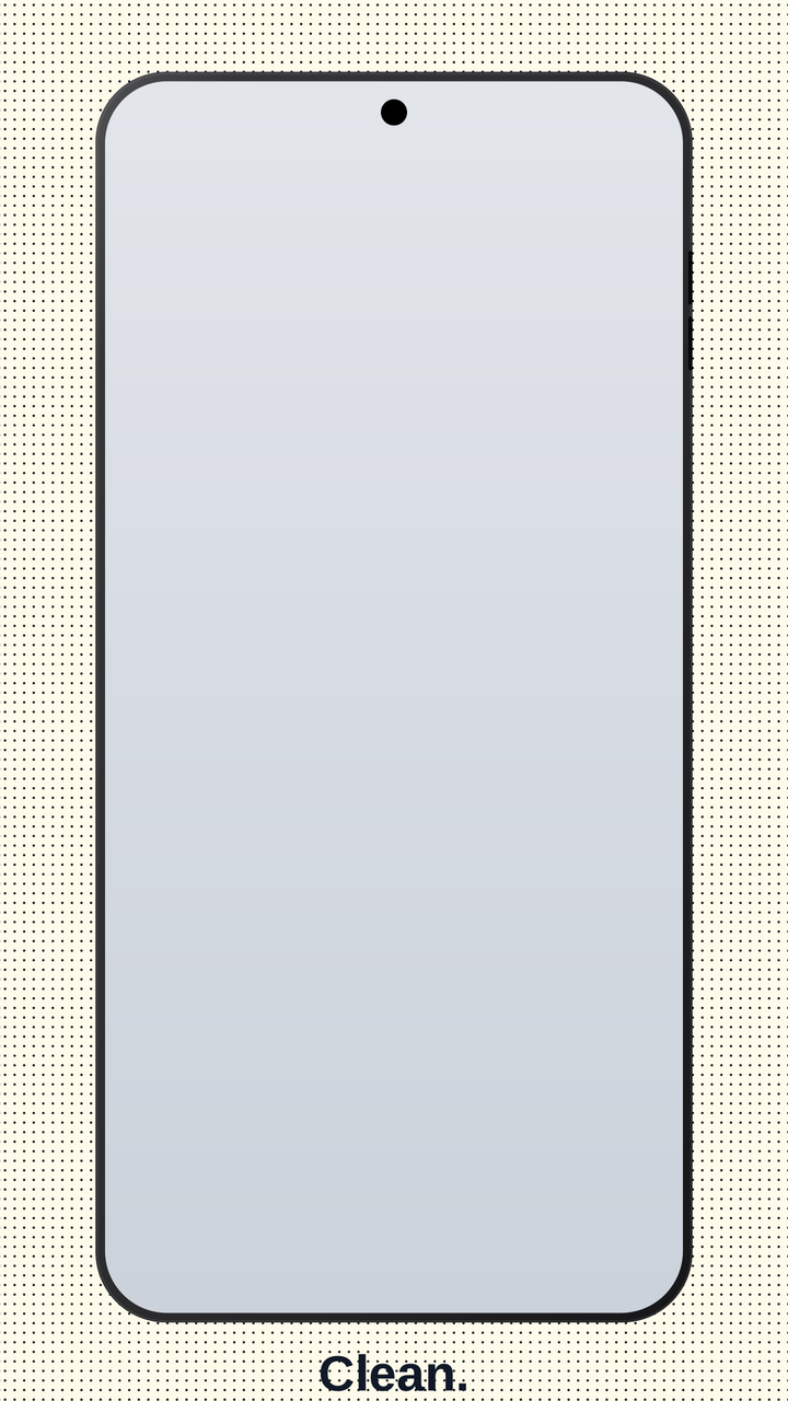 Clean Minimal Android screen 2