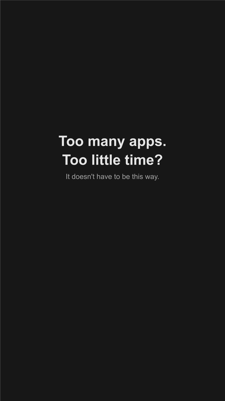 Overwhelmed to Organized screen 1